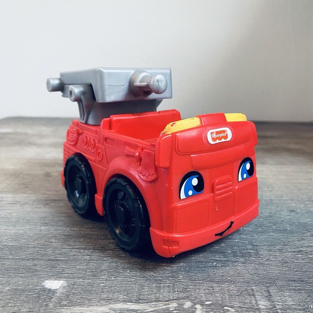 Fisher Price Little People Replacement Fire Truck 2018 Mattel W/ Ladder